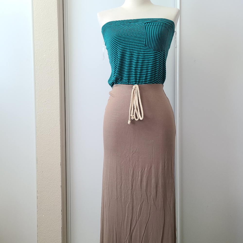 Strapless Maxi Dress size small